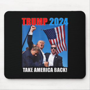 Donald Trump 2024: Amerikas Fahne zurücknehmen Mousepad
