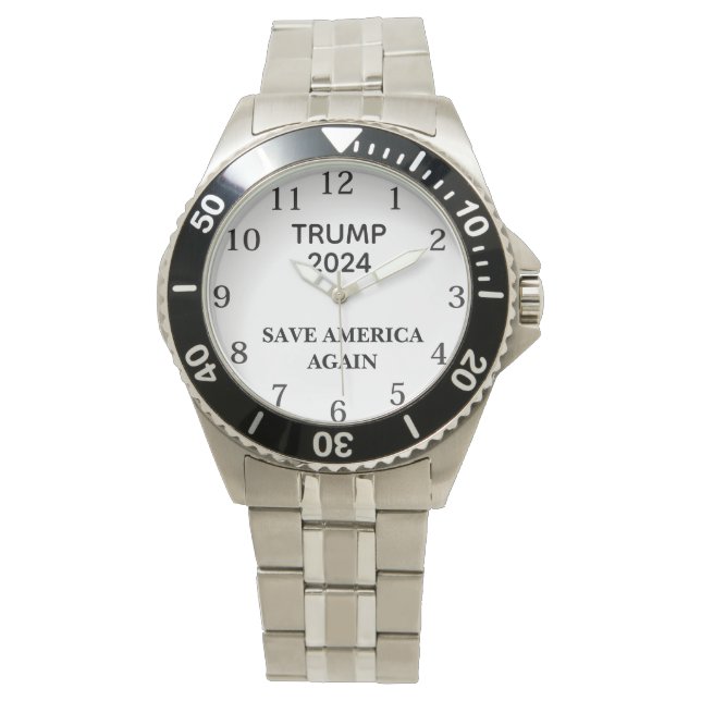 Donald Trump 2024 Armbanduhr (Vorderseite)