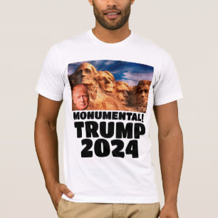 DONALD TRUMP 2024 AUF DEM RUSHMORE-T - SHIRT