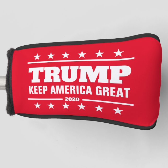 Donald Trump 2024 Behalte Amerika Großes Golf Headcover (Vorderseite)