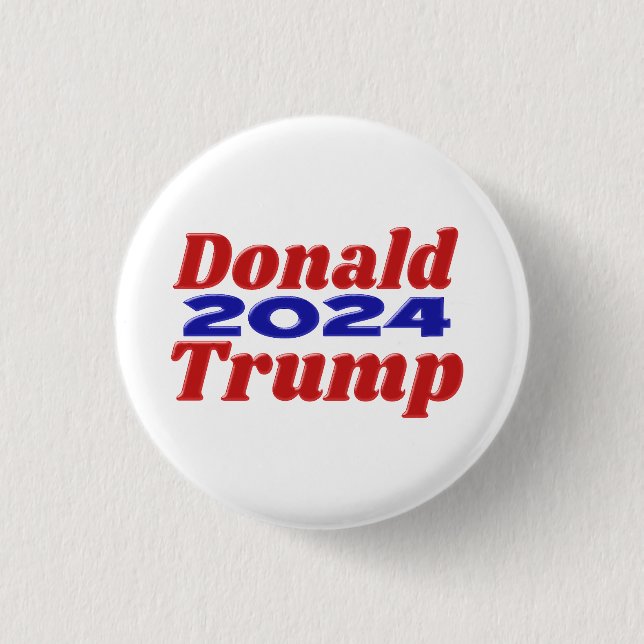 Donald Trump 2024 Button (Vorderseite)