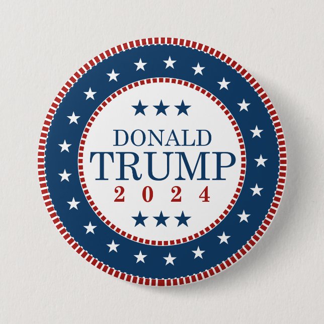 Donald Trump 2024 Button (Vorderseite)