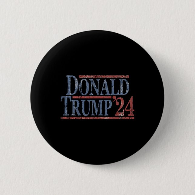 Donald Trump 2024 Button (Vorderseite)