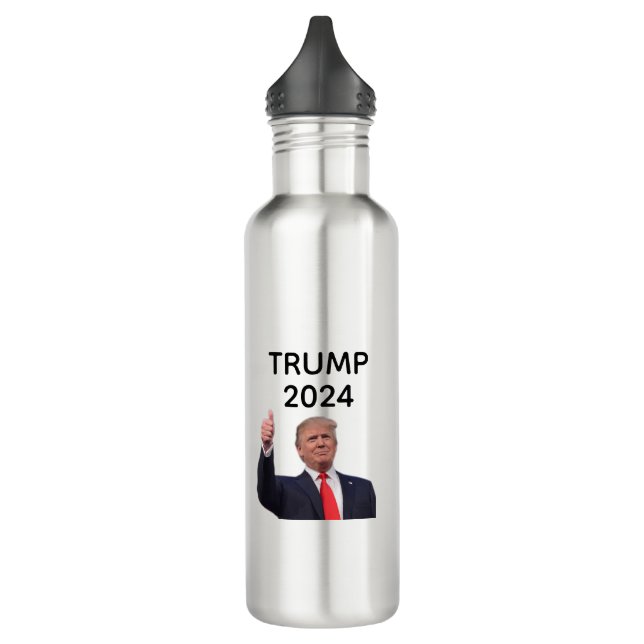 Donald Trump 2024 Edelstahlflasche (Links)