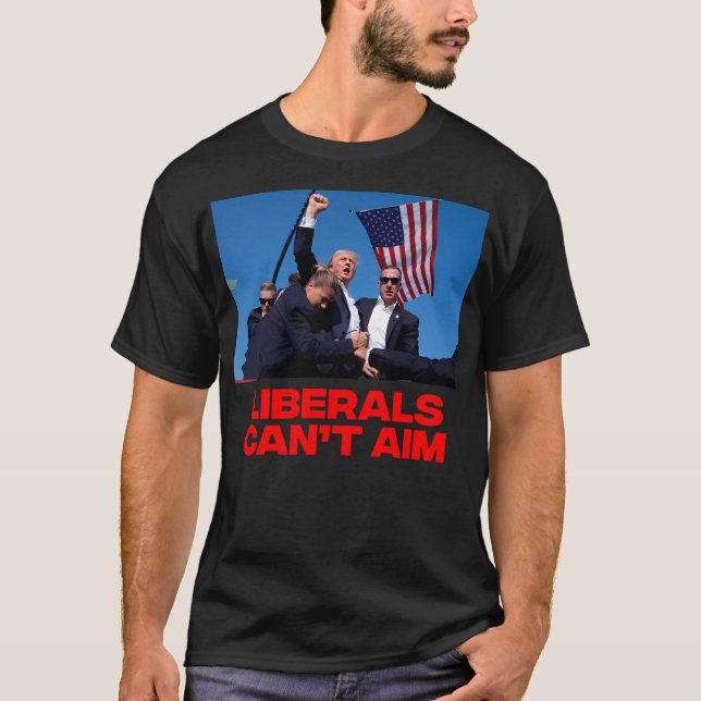 Donald Trump 2024 - Held kann nicht anstreben T-Shirt (Vorderseite)