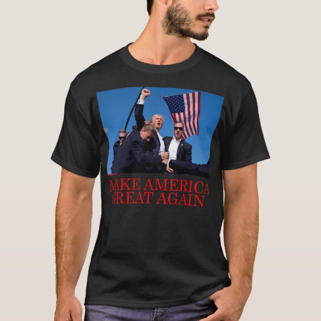 Donald Trump 2024 - Hero Maga T-Shirt (Vorderseite)