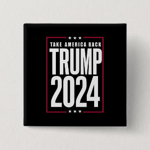 Donald Trump 2024 Holt Amerika zurück Wahl Button