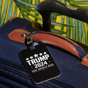 Donald Trump 2024 Holt Amerika zurück Wahl  Gepäckanhänger