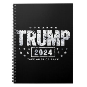 Donald Trump 2024 Holt Amerika zurück Wahl Notizblock