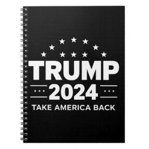 Donald Trump 2024 Holt Amerika zurück Wahl Notizblock