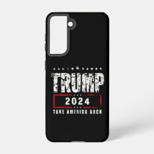 Donald Trump 2024 Holt Amerika zurück Wahl  Samsung Galaxy Hülle