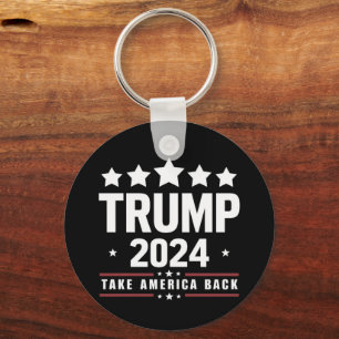 Donald Trump 2024 Holt Amerika zurück Wahl  Schlüsselanhänger