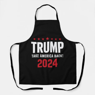Donald Trump 2024 Holt Amerika zurück Wahl Schürze