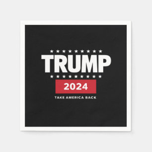 Donald Trump 2024 Holt Amerika zurück Wahl Serviette