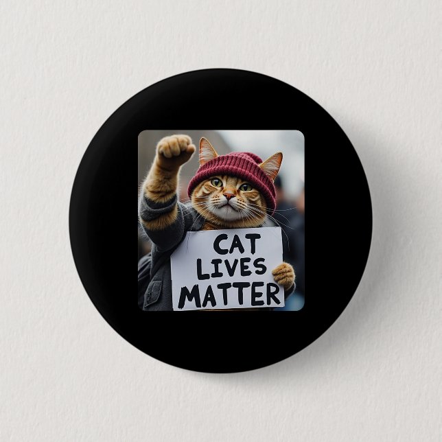 Donald Trump 2024 Katzen1 Button (Vorderseite)
