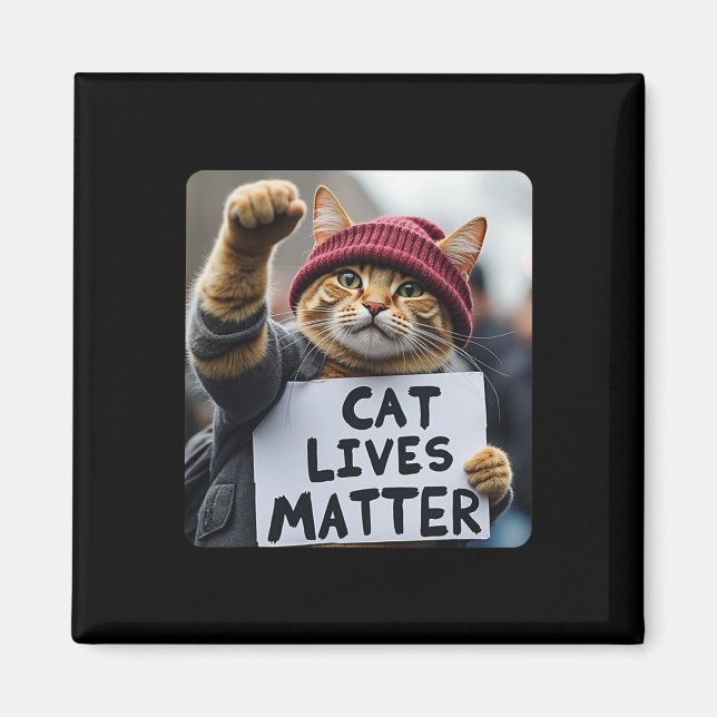Donald Trump 2024 Katzen1 Magnet (Vorne)