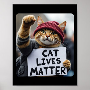 Donald Trump 2024 Katzen1 Poster