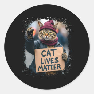 Donald Trump 2024 Katzen erobern Amerika zurück Re Runder Aufkleber