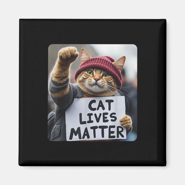 Donald Trump 2024 Katzen Magnet (Vorne)