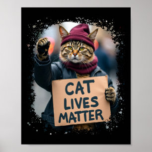Donald Trump 2024 Katzen Poster