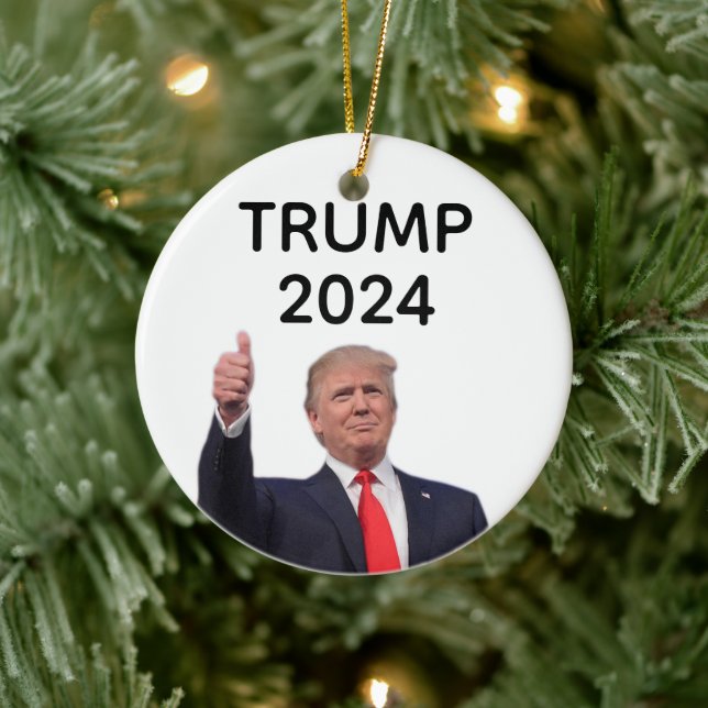 Donald Trump 2024 Keramik Ornament (Baum)