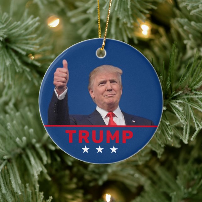 Donald Trump 2024 Keramik Ornament (Baum)