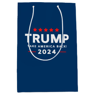 Donald Trump 2024 nimmt Amerika zurück Mittlere Geschenktüte