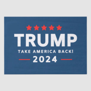 Donald Trump 2024 nimmt Amerika zurück Seidenpapier