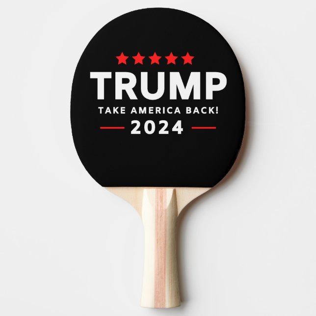 Donald Trump 2024 nimmt Amerika zurück Tischtennis Schläger (Vorderseite)
