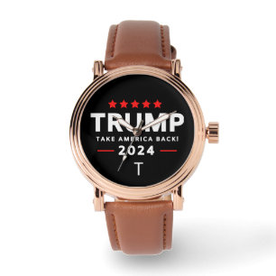 Donald Trump 2024 nimmt die Wahlen in Amerika zurü Armbanduhr