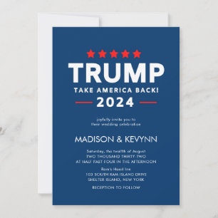 Donald Trump 2024 nimmt die Wahlen in Amerika zurü Einladung