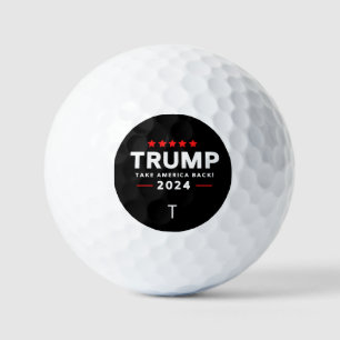 Donald Trump 2024 nimmt die Wahlen in Amerika zurü Golfball