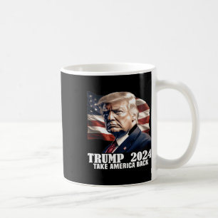 Donald Trump 2024 nimmt die Wahlen in Amerika zurü Kaffeetasse