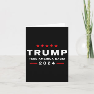 Donald Trump 2024 nimmt die Wahlen in Amerika zurü Karte
