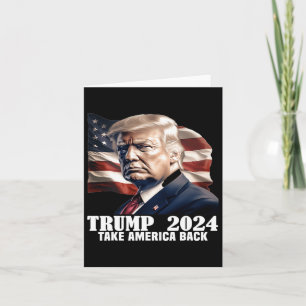 Donald Trump 2024 nimmt die Wahlen in Amerika zurü Karte