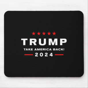 Donald Trump 2024 nimmt die Wahlen in Amerika zurü Mousepad