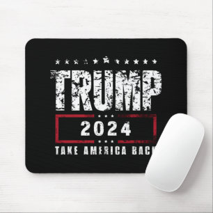 Donald Trump 2024 nimmt die Wahlen in Amerika zurü Mousepad