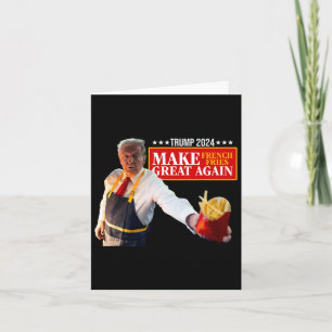 Donald Trump 2024 Pommes Frites - Mach Pommes Frit Karte