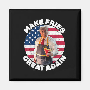 Donald Trump 2024 Pommes Frites - Machen Sie Pomme Magnet