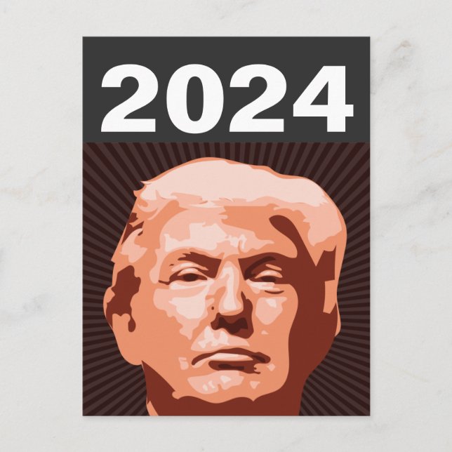 DONALD TRUMP 2024 POSTCARDS POSTKARTE (Vorderseite)