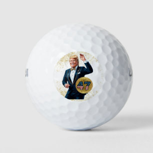 Donald Trump 2024 Präsident 47 Gewinner Golfball