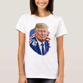 Donald Trump 2024 Präsident 47 Gewinner T-Shirt