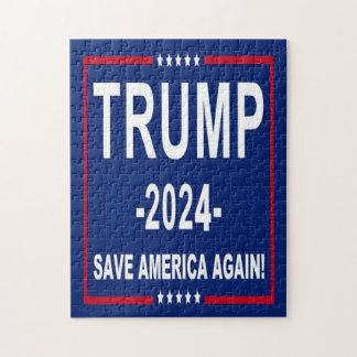 Donald Trump 2024 Rette Amerika wieder Puzzle