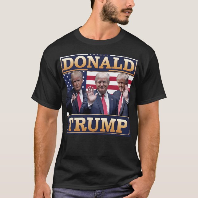 Donald Trump 2024 T-Shirt (Vorderseite)