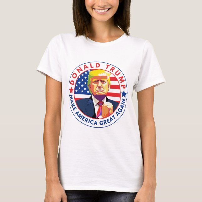 Donald Trump 2024 T-Shirt (Vorderseite)