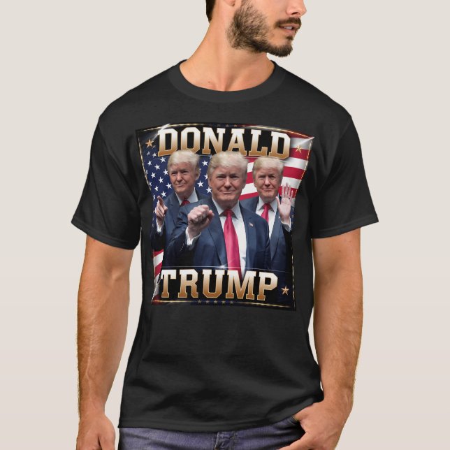Donald Trump 2024 T-Shirt (Vorderseite)