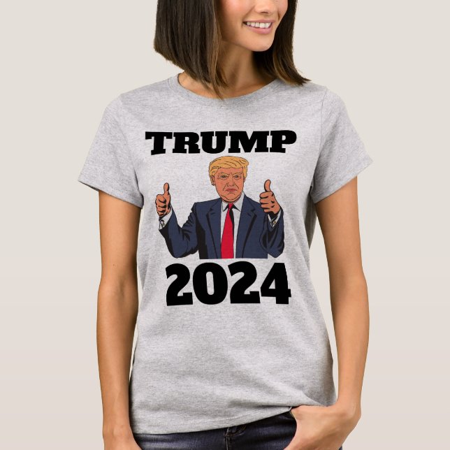 DONALD TRUMP 2024 T - Shirt (Vorderseite)