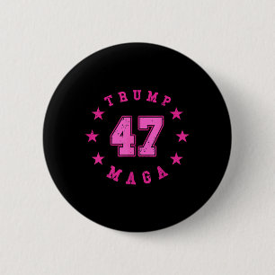Donald Trump 2024 Wahl 45 47 Präsident Button