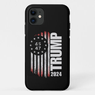 Donald Trump 2024 Wahlstimme 45 47 Amerikanisch  Case-Mate iPhone Hülle