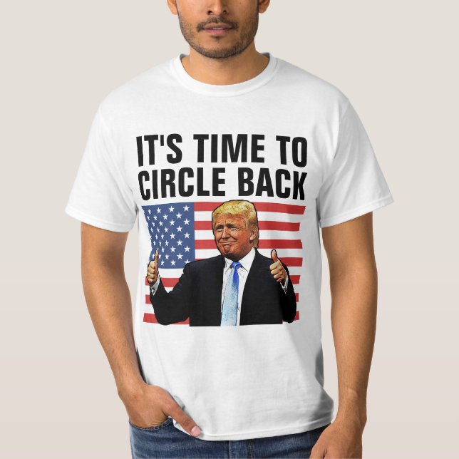 DONALD TRUMP 2024 - ZEIT, UM T - SHIRT ZURÜCKZUZIE (Vorderseite)